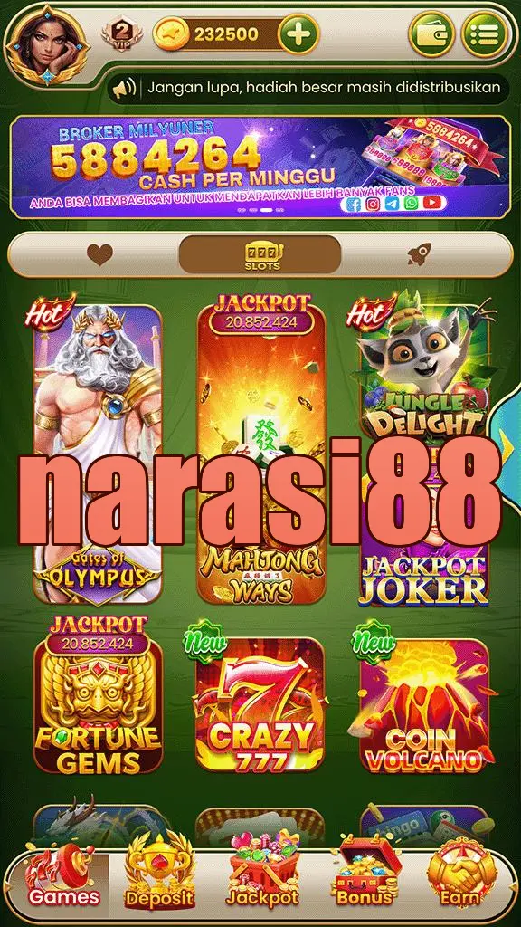 narasi88 Masuk